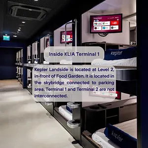  Hôtel capsule Kepler Club Kuala Lumpur Airport - Klia T1 Landside, Public Area